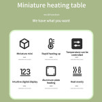 미니 핫 플레이트 디지털 납땜 예열 재작업 스테이션 PCB SMD 보드 가열 테이블 도구 G3061 PD65W