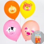 PW 스마트케이스풍선39번 30 5cm동물농장B타입4개