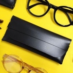 실용적 소품 안경파우치 가죽 소품케이스