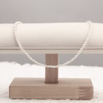 시후주얼리 천연양식진주 2 3 밥알진주목걸이 NS052N