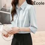 에꼴드파리 셔링 셔츠 F43WBB001Z