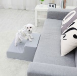 캣독 라운드 방수 강아지계단 2단