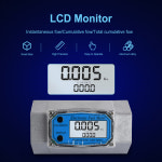 PCB LCD 디지털 터빈 유량 계량기 표시기 센서 카운터 가솔린 디젤 연료 오일 등유 메탄올 물 게이지