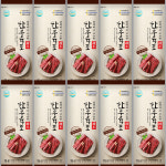 한우 육포 장흥축산농협 소고기육포 15g x 10봉 고단백 술안주 10개