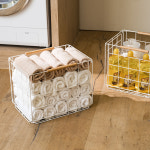 홈즈리빙 와이어 햄퍼 2단 빨래바구니