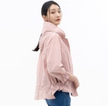 지센 후드 볼륨 숏 점퍼 LCCAN331