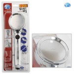 절수샤워기 물아낌 수압상승 절수헤드 크롬 4026 샤워기 미세홀