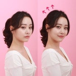 볼륨머리 정수리 헤어뽕 똑딱이 소