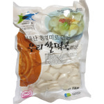 휴먼앤푸드 청백리 국산떡국 1kg 국내산 청결미로 만든 우리쌀떡국 한그릇 떡사리 떡국사리 HACCP 1개