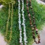 원석칩롱목걸이 길이80cm내외 아마죤