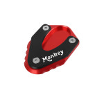 혼다 원숭이 125 Z125 Z 2008 오토바이 바이크 CNC 킥 스탠드 풋 사이드 확장 플레이트 패드 MONKEY125