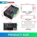 상 스테퍼 모터 드라이브 Voltage Nema 34 컨 DM860S 2 18-110VAC