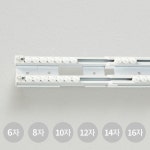 한샘 한샘 부드러운 스르륵 커튼 조절 이중레일 6종 중 6자 90 선택안함 A