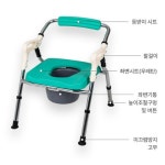 고급형 이동변기 우레탄시트 HM-202