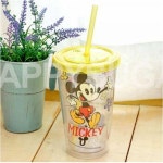미키 빨대컵 유아 컵 빨대 텀블러 아이스컵