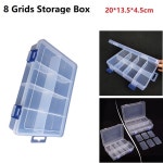 조정 가능한 도구 보관함 플라스틱 알약 그리드 케이스 구획 하드웨어 거치대 정리함 나사