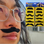 붙이는 가짜 콧수염 세트 수염분장 인조수염 콧수염