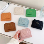 하트 엠보 아코디언 카드 지갑 여성 학생 월렛 반지갑 홀더 명함