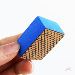 연마형 화장실거울 얼룩 샤워부스물때제거 스펀지