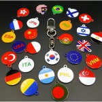 만국기 세계 나라 국기 키링 열쇠 고리 키홀더 에어팟 이니셜 이미지 포르투갈 1개