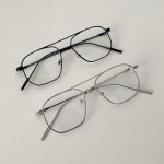 벨비 메탈 티타늄 투브릿지 잠자리 안경 gl-36 이엔