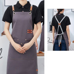 4컬러 방수포켓 앞치마 주방 공방 카페 식당 J5004