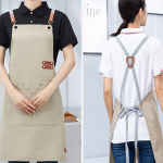 4컬러 방수 포켓 앞치마 주방 공방 카페 제과제빵 식당 1개 J5004