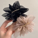 여성 자동 머리 핀 헤어 악세사리 장식 삔 2개 세트