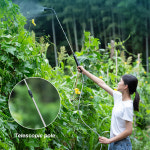 2 4 미스트 노즐이 USB 충전식 휴대용 전기 분무기 정원 청소용 관개 도구