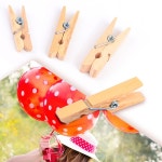 사진걸이집게 미니 나무 집게 사진걸이 우드 장식 폴라로이드