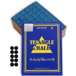 Triangle chalk 트라이앵글 당구장 큐 분필 총 1개 144개 미국산 Tweeten Fibre Co 의 고품질 테이블 스팟 10개