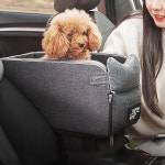 강아지카시트 조수석 콘솔 소형견용 휴대용 개 캐리어 고양이 안전 여행 자동차 중앙 가방 액세서리