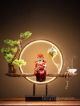 기안84 불상 LED 천수관음 관세음보살 부처님상 석가모니 향로 장식