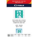텐바이텐 대일소방 피난구유도등 중형LED 주택 건물 화재대피 HK-E1M-RS1