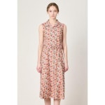 대전 플로럴 프린팅 벨티드 원피스 B2M5O650