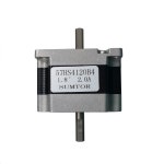 Nema23 스텝퍼 모터 타각기 2 상 4 선 0 55N m 샤프트 6 1 8 도 2A 더블 샤프트