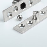 스테인리스 스틸 문짝 피벗 힌지 360 도 회전 상하 위치 샤프트 75mm-150mm 헤비 듀티
