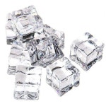 촬영 각얼음 50p 인조 아크릴 모형 카페인 테리어 가짜 소품 아이스 모양