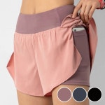 헬스 런닝 운동 여성 밴딩 히든 포켓 속바지 반바지