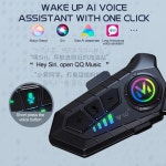 호환 모토 헬멧 300M 소프트 블루투스 하드 워키토키 오토바이 인터커뮤니케이터 마이크가 무선 Y10 ah 인터콤 1PCS Hard Mic 2000M