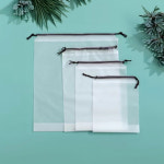 다회용 방수 비닐 파우치 반투명 무지 1p