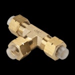 CDC 에어투터치휘팅 황동 x5 8x5mm 10 EA CUT08