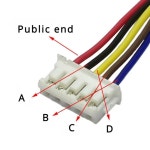 무선 카메라 모니터 PTZ 4상 5선 DC 5V 감속 스테퍼 W-24BYJ