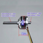 3S 6S 미니 2 m 외부 로터 브러시리스 모터 12V 24V 고속 DIY 항공기 모델 전동 공구 연삭기 B No Sc w Hole 1700KV 1806