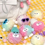 폼폼 인형 키링 만들기 1탄 DIY 열쇠고리만들기