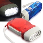 건전지없는 LED 자가발전 후레쉬 라이트 손전등 램프