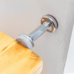 가구 고정 스토퍼 56-76mm 침대 책상 책장 벽고정 흔들림방지 브라켓 길이조절 받침대 지지대