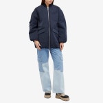 GANNI 라이트 트윌 오버사이즈 보머 재킷 F8804