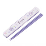 도시락수저세트 쿠로미 플라워리스 무소음 젓가락세트 ABC3AG