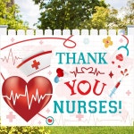 LOONELO Thank You Nurses 배너 180 x 109 70 8 43 3 간호의 날 파티를 위한 행복한 간